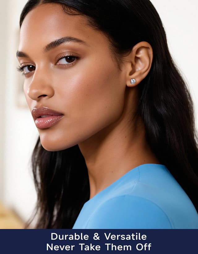 Thumbnail 6 de MomentWish Moissanite Ohrstecker 1 Karat