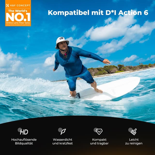 Detalle 2 de K&F CONCEPT ND&PL Filter-Set für Action 6