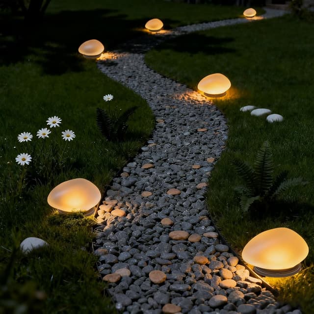 Detalle 2 de Hqynss Solar Garden Lights 2 pack