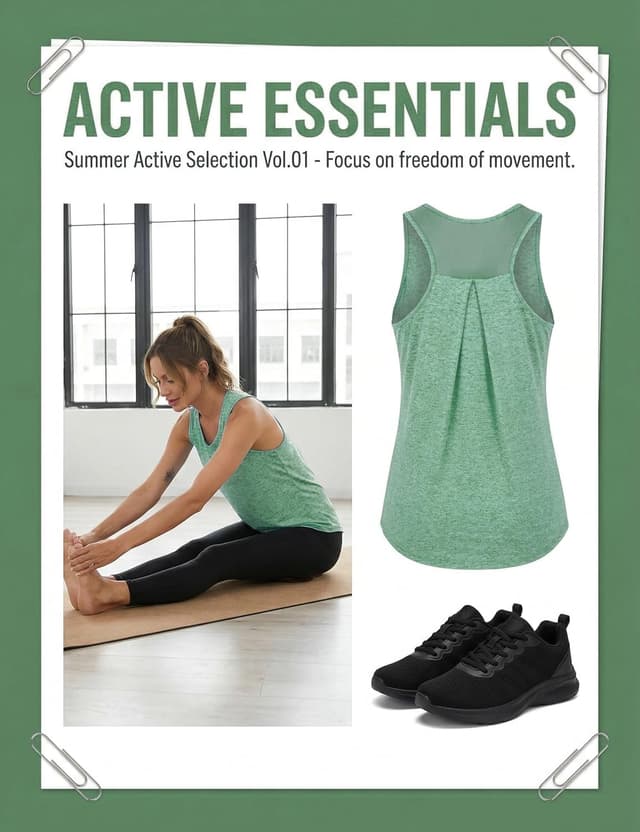 Detalle de Débardeur sport femme Terecey sans manches en tissu mesh respirant