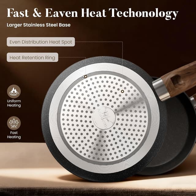 Detalle 2 de Kitchen Academy Induktion Töpfe Set 12