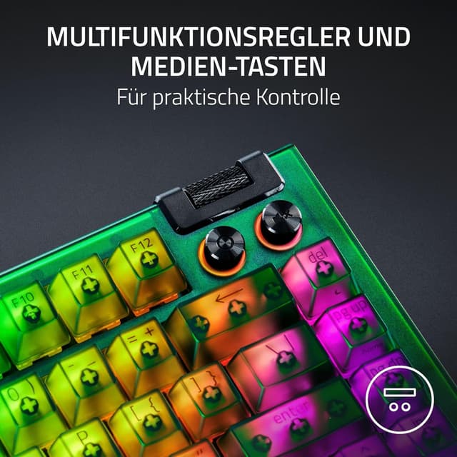 Thumbnail 5 de Razer BlackWidow V4 75% Phantom Green Edition