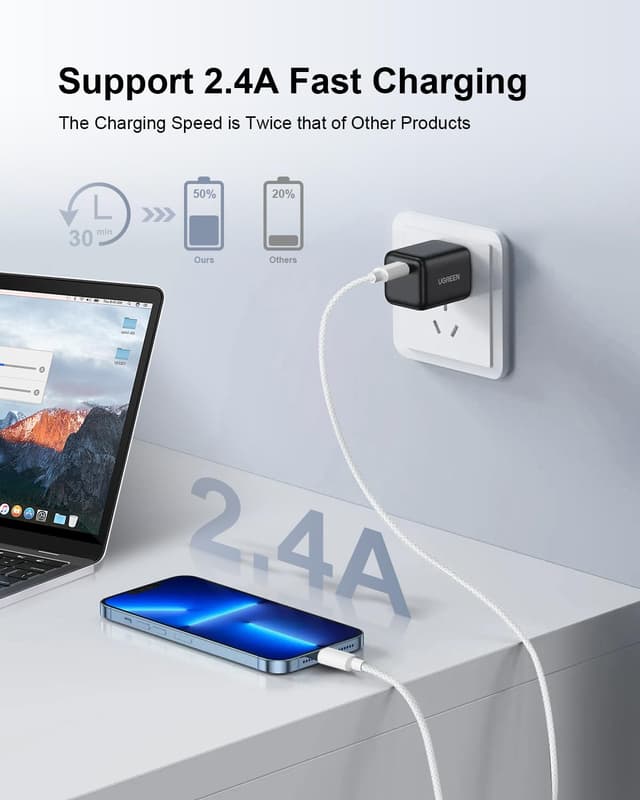 Detalle 2 de Anssan Câble iPhone 1m 2Pack