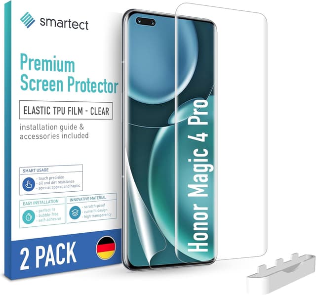 Detalle de smartect Pellicola Protettiva in TPU Clear (2 pezzi) per Honor Magic 4 Pro