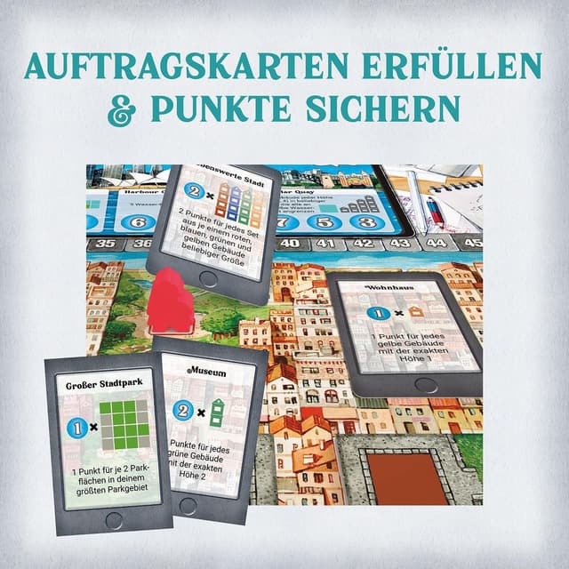 Detalle 1 de Cities Brettspiel 2-4 Spieler ab 10 Jahren