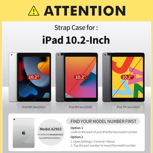 Detalle 2 de GADGET ARMOUR iPad 9th Generation Case 10.2 Inch Rotating