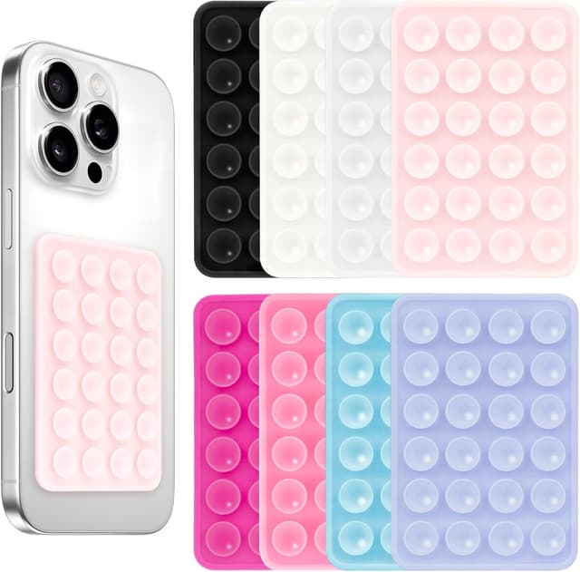 Detalle de Giumel 8PCS Silicone Suction Phone Mount