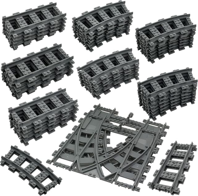 Thumbnail 6 de Hapoyxm City Train Set, kit rails 40 pièces