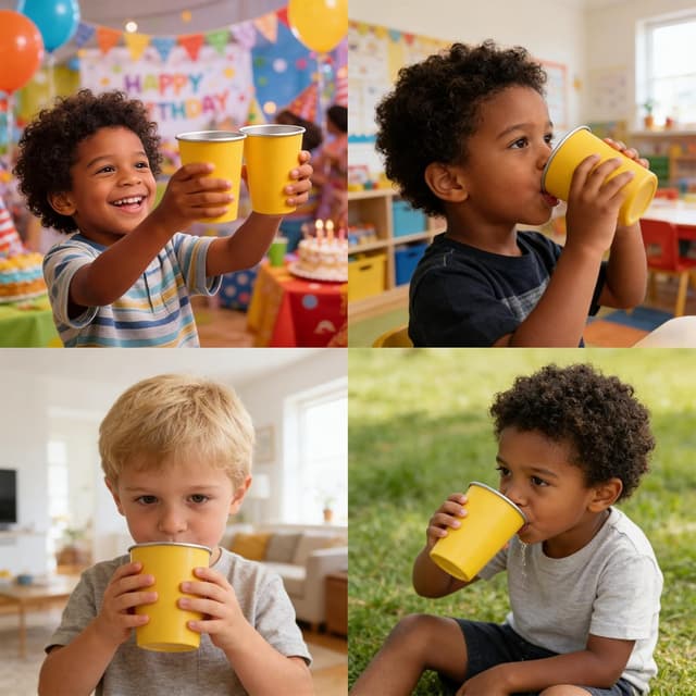 Detalle de LAIJIANG kids stainless steel cups 350ml