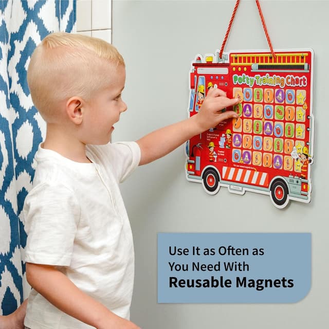 Detalle 1 de Potty training chart with 35 stickers