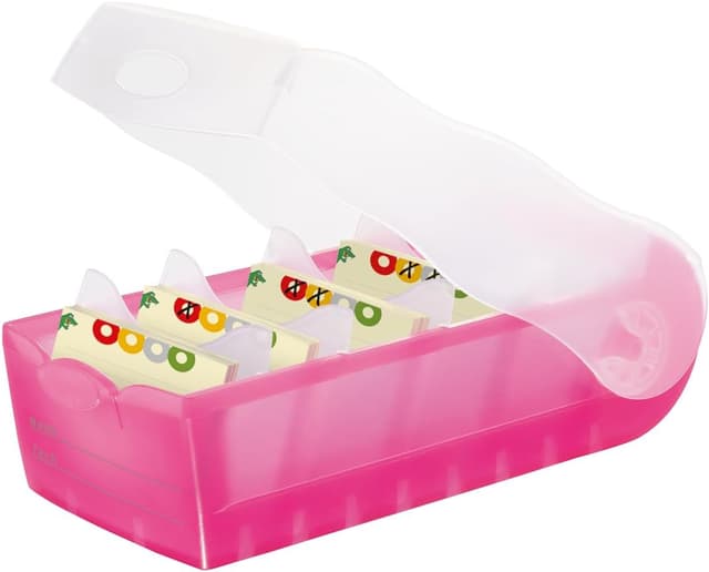 Detalle de Han Croco 997-663 caja para 900 fichas A7 rosa