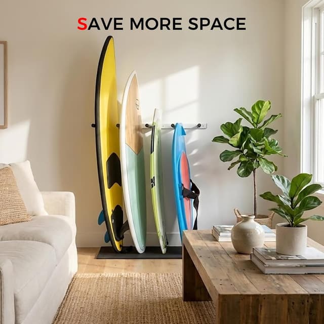 Thumbnail 4 de LINGVUM Vertical Wall Rack for Surfboards ⚓