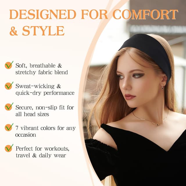 Thumbnail 6 de DiyJibb Headbands 7pcs