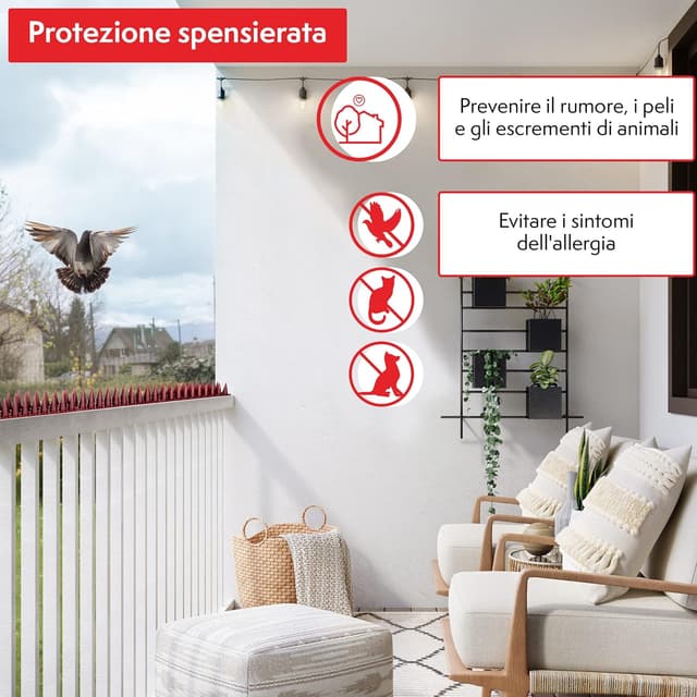 Thumbnail 1 de PATTLER Dissuasori per Piccioni 43 cm Marrone