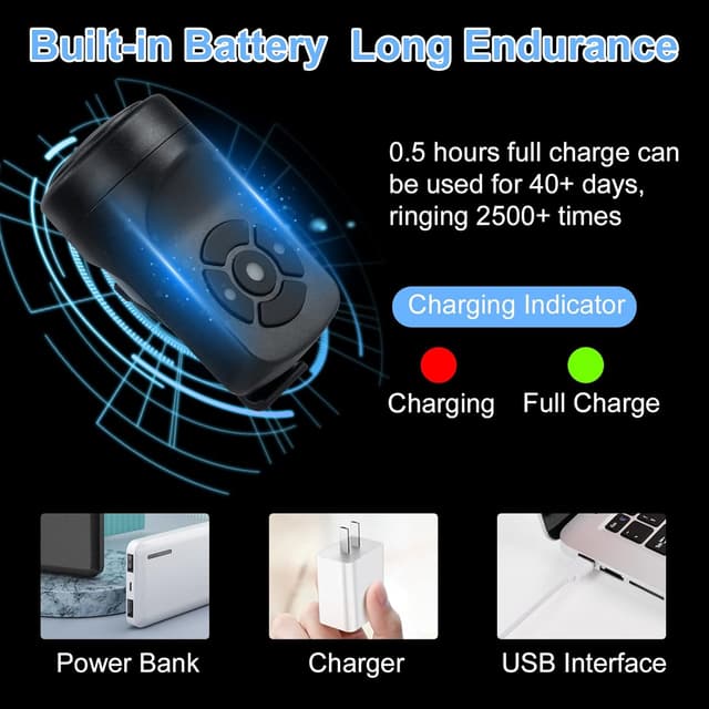 Thumbnail 5 de Flintronic Timbre de Bicicleta 120 dB IPX4