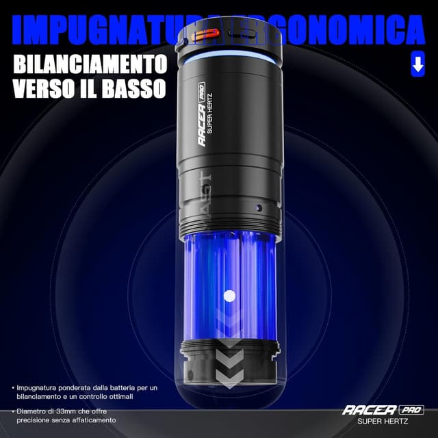 Thumbnail 6 de Mast Racer Pro Kit macchina per tatuaggi senza fili con 20 aghi, 2 batterie e inchiostro nero