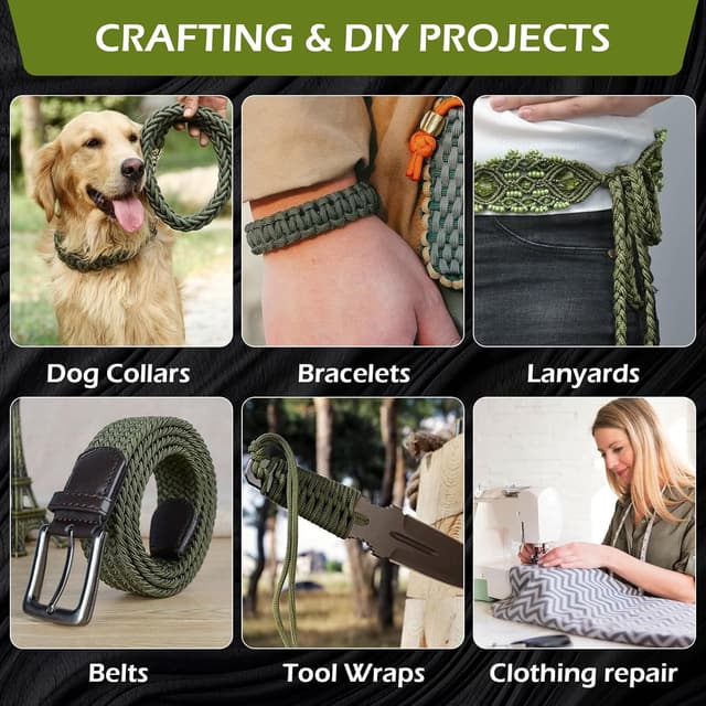 Thumbnail 5 de VINATO Paracord 4mm 30m corda nylon resistente