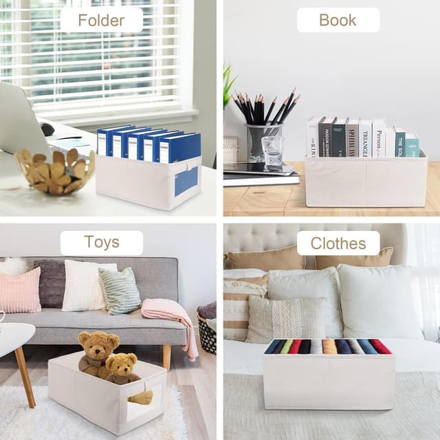 Thumbnail 6 de Sosayet - Juego de 3 cajas de almacenaje tejidas