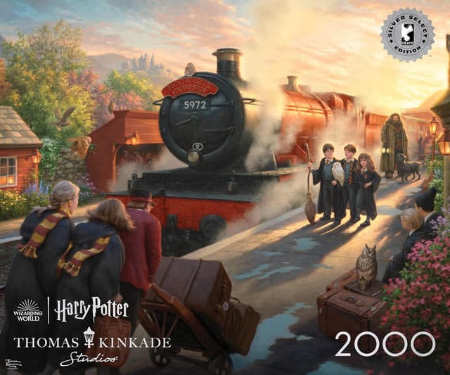 Thumbnail 1 de Ceaco Silver Select Thomas Kinkade Harry Potter 2000-piece puzzle jigsaw 🧩