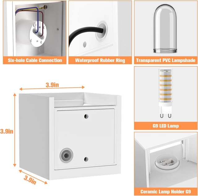 Thumbnail 3 de YrgePowk Applique da Esterno 9W