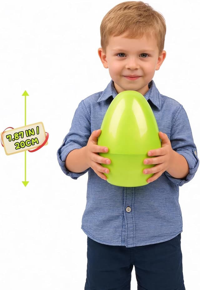 Detalle 2 de Outpicker 12-Piece Easter Kids Toy Gift Set (Mini Cars, Fidget & Maze) in Reusable Egg-Shaped Box