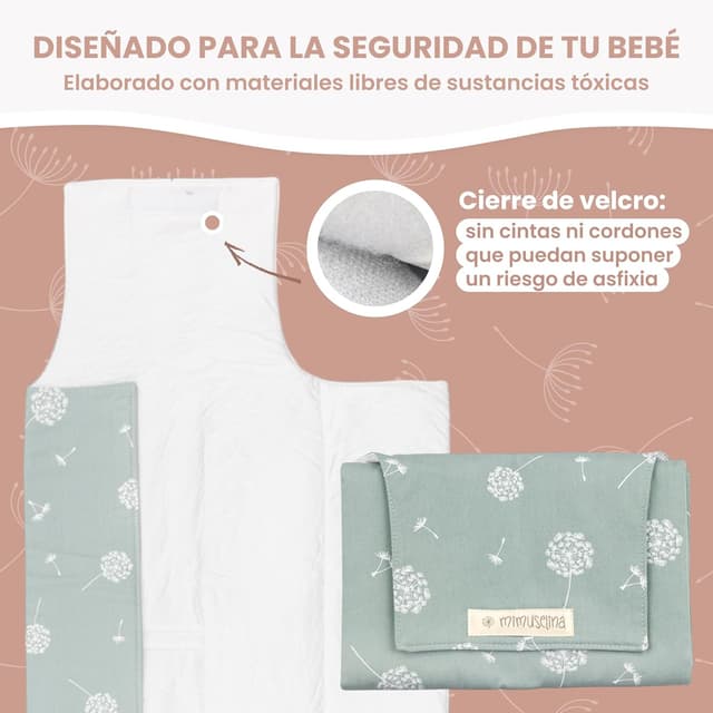 Thumbnail 3 de MIMUSELINA Set tapis à langer portable 25x19 cm