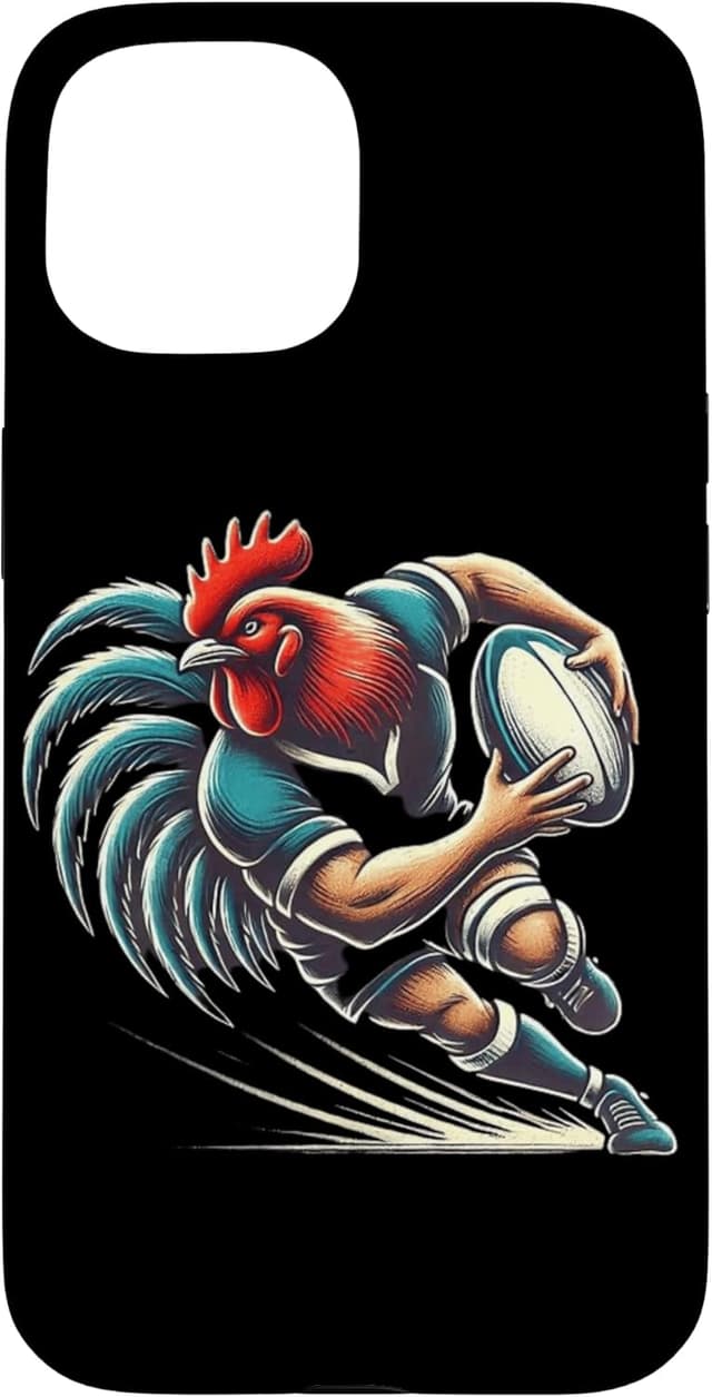 Detalle 2 de Coque Rugby Coq pour iPhone XR