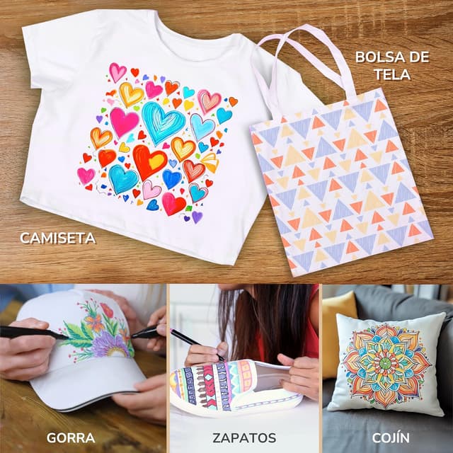 Thumbnail 3 de Zenacolor 32 Rotuladores Textiles