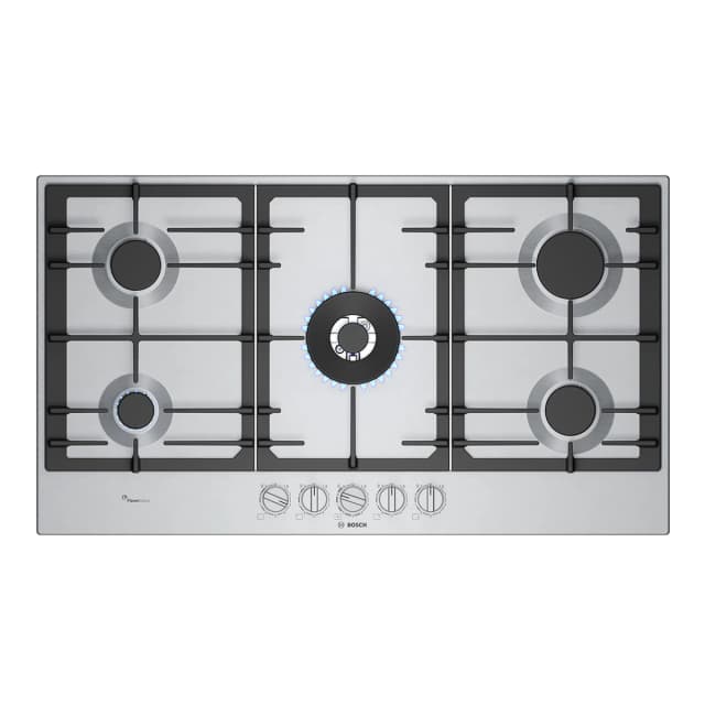 Detalle de Bosch PCR9A5I90 placa gas 90 cm