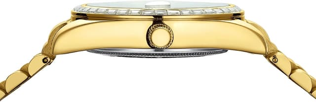 Detalle 2 de NIBOSI Men’s Analogue Quartz Watch with Diamond Bezel (Rose Gold/Silver) and Day-Date Calendar