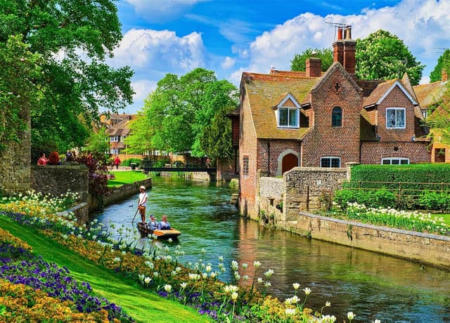 Detalle de Westgate Gardens Historic River Tour 1000-piece Jigsaw Puzzle for Adults