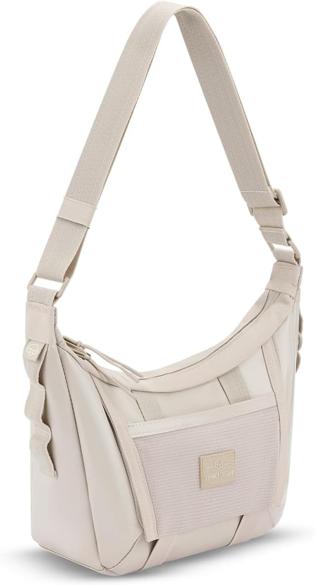 Detalle 2 de Johnny Urban Liv Borsa a Tracolla Mezzaluna Idrorepellente con Tracolla Regolabile