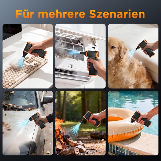 Thumbnail 6 de VIWAVE Elektrisches Staubgebläse 150.000 U/min