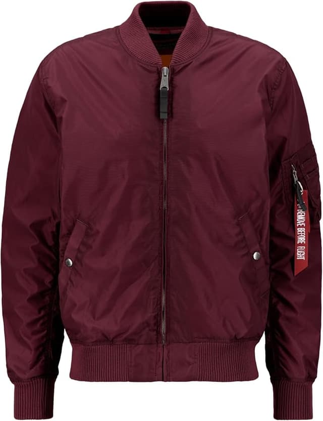 Detalle de Alpha Industries MA-1 TT Chaqueta Bomber Negro L