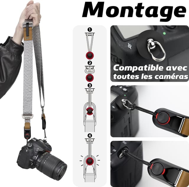 Thumbnail 5 de Sunya Sangle appareil photo corde nylon 90 kg