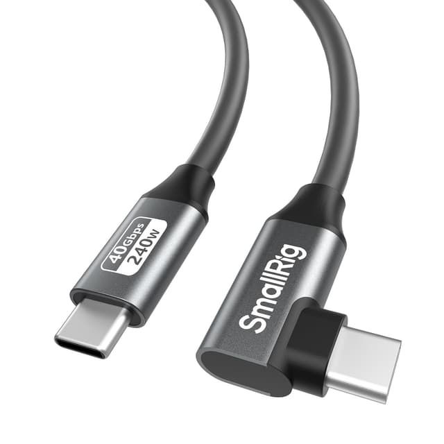 Detalle de SMALLRIG USB4 40 Gbit/s USB‑C‑Kabel (240 W Schnellladung), 8K@60 Hz, 60 cm – 5076