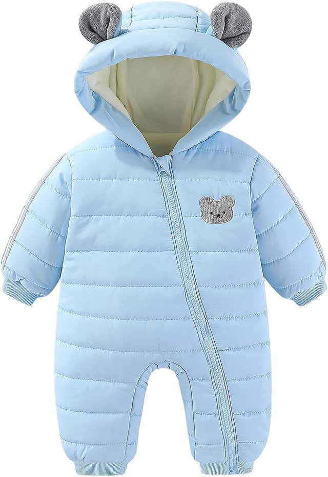 Imagen de JiAmy Baby Winter Snowsuit Hooded Romper 3-24 en OfertitasTOP