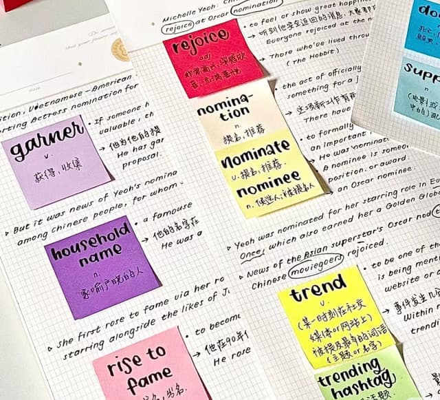 Detalle 2 de 24 Pads Mini Sticky Notes (1.5 × 2 inch / 38 × 51 mm) Bright Colours, removable adhesive notes