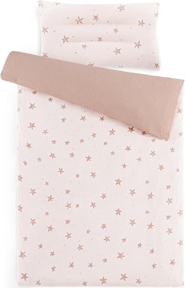 Detalle de Susurration Musselin Kinderbettwäsche 100x135