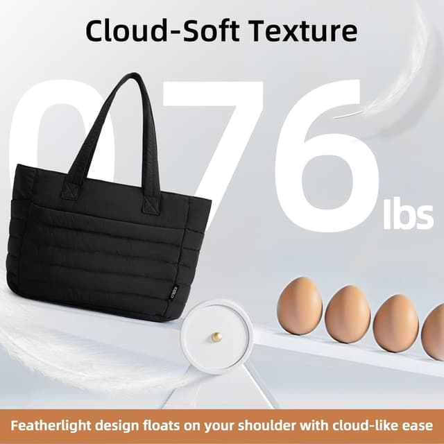 Detalle 2 de Axcone Handtasche Damen Shopper wasserdichte Laptop-Tote Bag (für 15,6 Zoll)