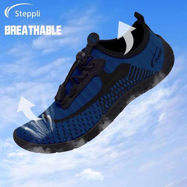 Detalle de Steppli Water Shoes Beach Barefoot Swim Aqua Shoes for Men & Women