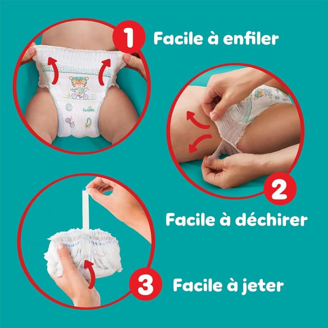 Thumbnail 4 de Pampers Baby‑Dry Pants Taille 8 — 117 couches‑culottes 👶