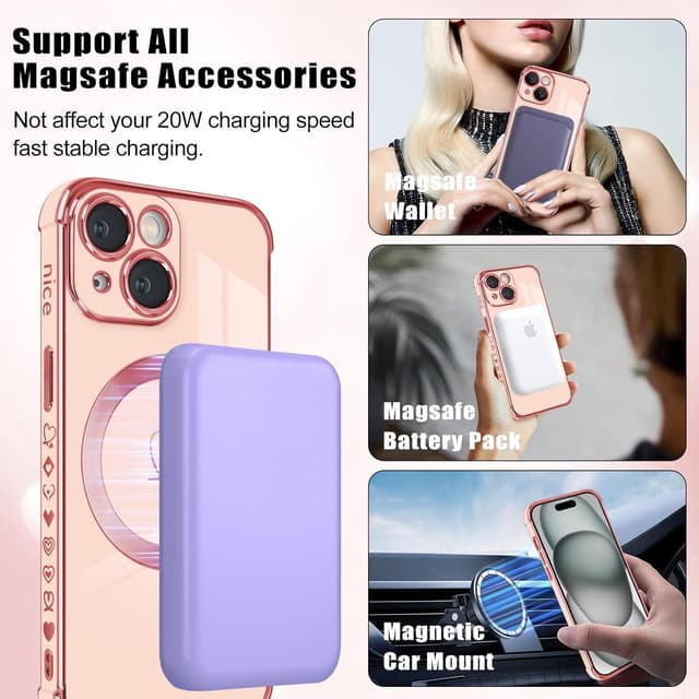 Detalle de Generic iPhone 15 magnetic case