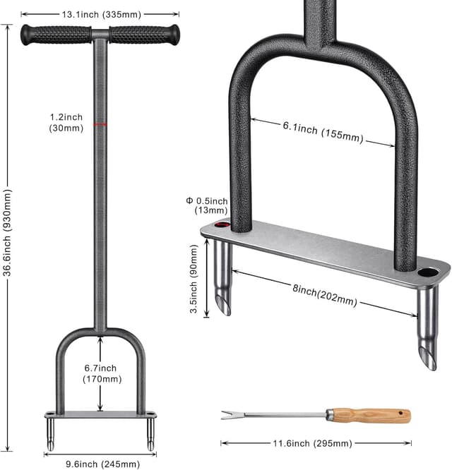 Thumbnail 3 de BeneLabel Lawn Aerator 93cm corer