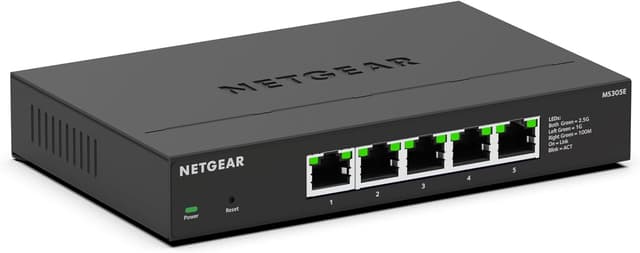 Detalle de NETGEAR MS305E 5‑Port Multi‑Gig Switch