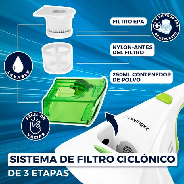 Thumbnail 5 de CLEANmaxx Aspirador de ácaros con luz UV-C