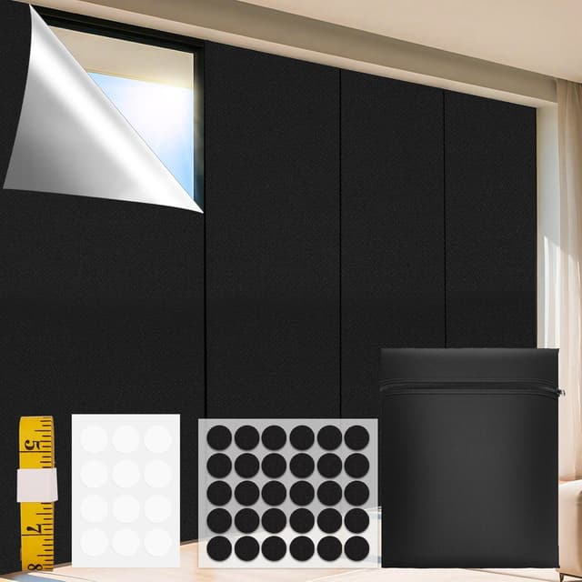 Detalle de Blackout Blind 200 x 150 cm Stick on