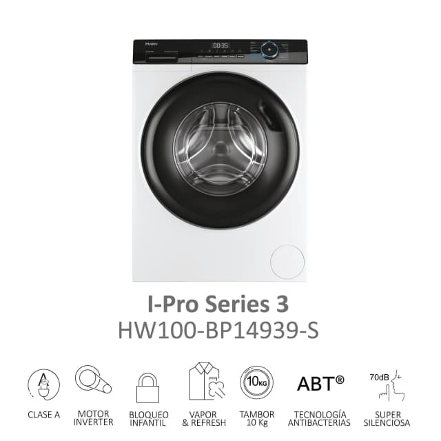 Thumbnail 4 de Haier Lavadora 10 kg 1400 rpm