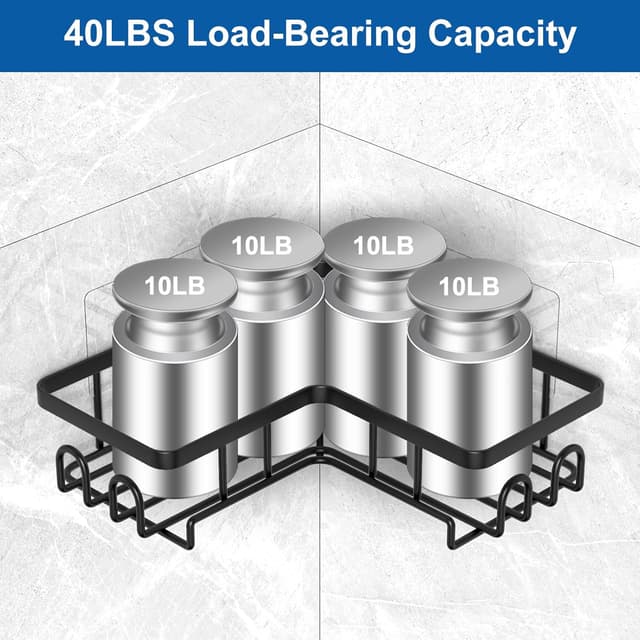 Thumbnail 4 de Diwoker Etagere Douche sans Percage 30 lb