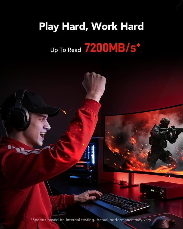 Thumbnail 2 de Lexar ARES 512Go M.2 PCIe Gen4 NVMe đź“·